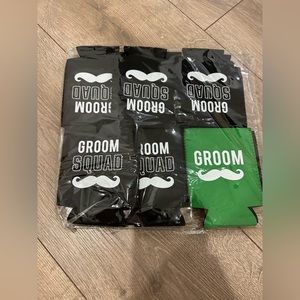 Koozies • Groom Squad • Black/ White •